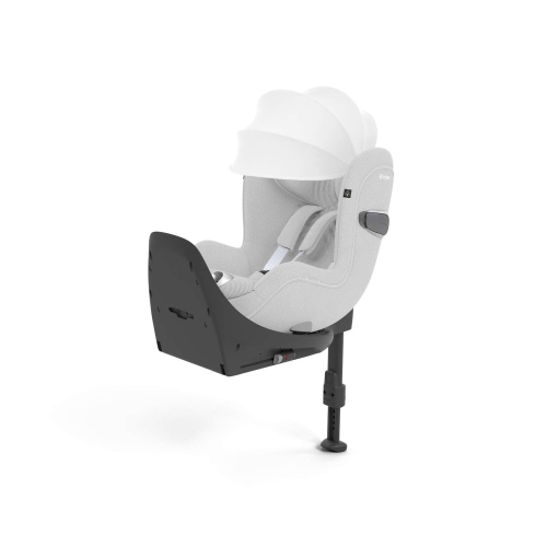 Автокресло Cybex Sirona T i-Size (0-4 года) ткань Plus цвет Platinum White с капюшоном 