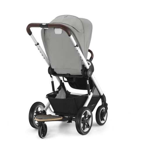 Прогулочная коляска Cybex Talos S Lux 2025 цвет Stone Grey шасси Silver