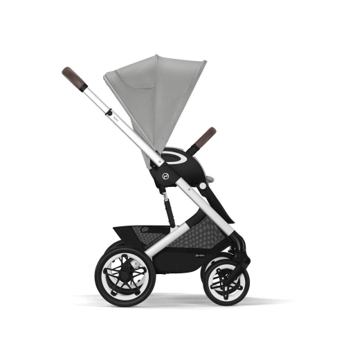 Прогулочная коляска Cybex Talos S Lux 2025 цвет Stone Grey шасси Silver