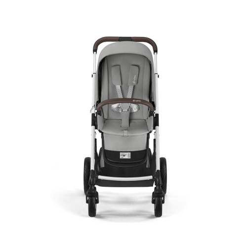 Прогулочная коляска Cybex Talos S Lux 2025 цвет Stone Grey шасси Silver