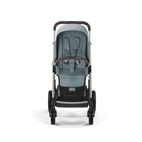 Прогулочная коляска Cybex Talos S Lux 2025 цвет Stormy Blue шасси Taupe