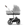 Коляска 2 в 1 Cybex Talos S Lux 2025 цвет Stone Grey шасси Silver