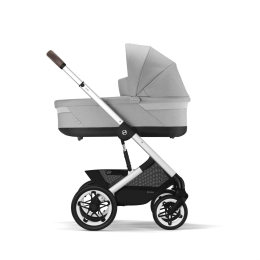 Коляска 2 в 1 Cybex Talos S Lux 2025 цвет Stone Grey шасси Silver + 2 дождевика