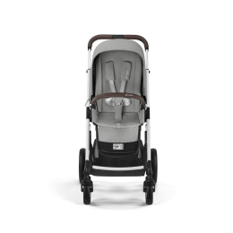 Коляска 2 в 1 Cybex Talos S Lux 2025 цвет Stone Grey шасси Silver + 2 дождевика