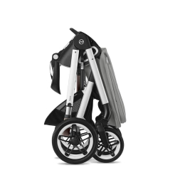 Коляска 2 в 1 Cybex Talos S Lux 2025 цвет Stone Grey шасси Silver + 2 дождевика