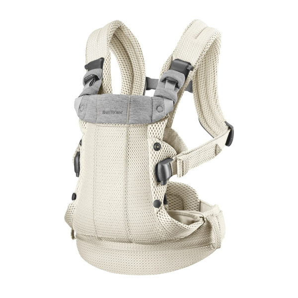 Эргорюкзак BabyBjorn Harmony Cream (Светло-бежевый)