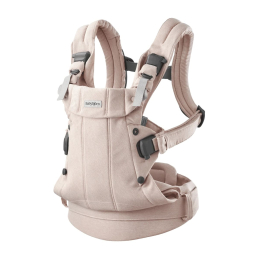 Эргорюкзак BabyBjorn Harmony Woven Mélange Light pink (Светло-розовый)