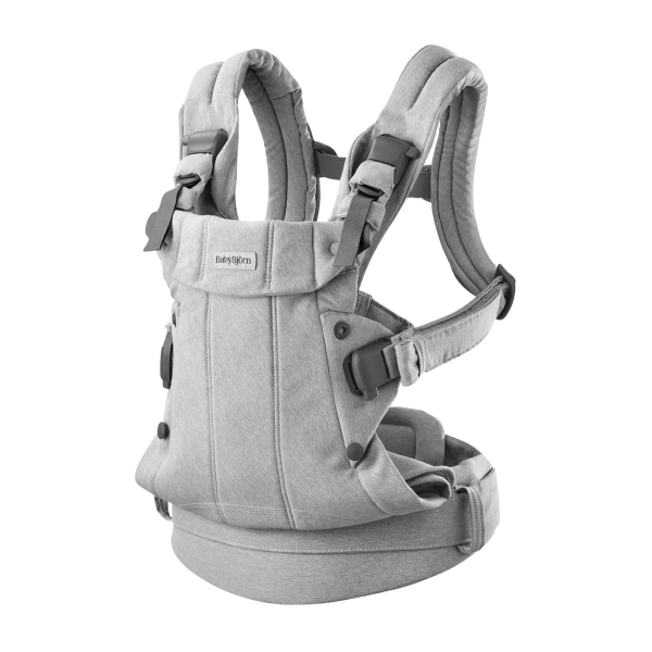 Эргорюкзак BabyBjorn Harmony Woven Mélange Light gray (Светло-серый)