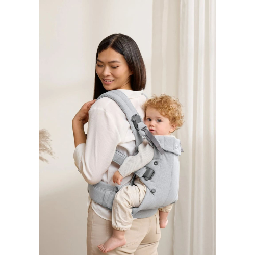 Эргорюкзак BabyBjorn Harmony Woven Mélange Light gray (Светло-серый)