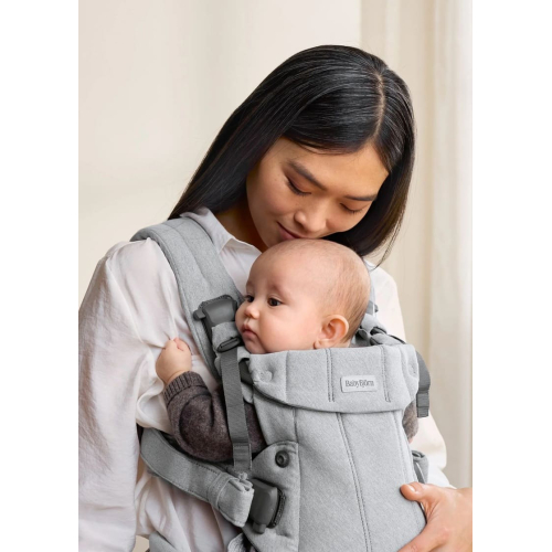 Эргорюкзак BabyBjorn Harmony Woven Mélange Light gray (Светло-серый)