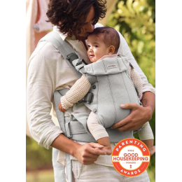 Эргорюкзак BabyBjorn Harmony Woven Mélange Light gray (Светло-серый)