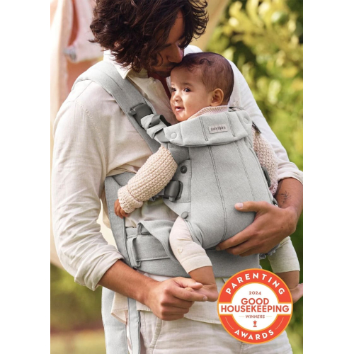 Эргорюкзак BabyBjorn Harmony Woven Mélange Light gray (Светло-серый)