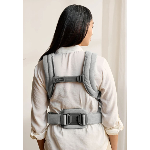 Эргорюкзак BabyBjorn Harmony Woven Mélange Light gray (Светло-серый)