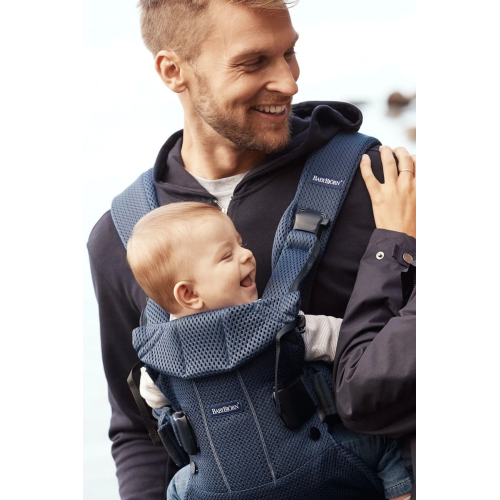 Эргорюкзак BabyBjorn One Air 3D Mesh Navy blue (Синий)