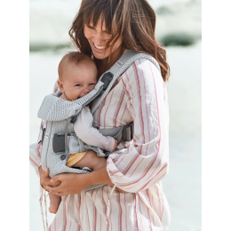 Эргорюкзак BabyBjorn One Air 3D Mesh Silver (Серебро)