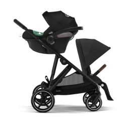 Коляска 2 в 1 Cybex Gazelle S 2025 цвет Moon Black шасси Black