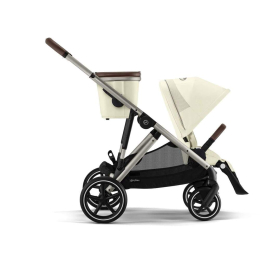 Коляска 2 в 1 Cybex Gazelle S 2025 цвет Seashell Beige шасси Taupe