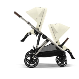 Коляска 2 в 1 Cybex Gazelle S 2025 цвет Seashell Beige шасси Taupe