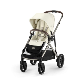 Коляска 2 в 1 Cybex Gazelle S 2025 цвет Seashell Beige шасси Taupe