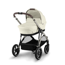 Коляска 2 в 1 Cybex Gazelle S 2025 цвет Seashell Beige шасси Taupe