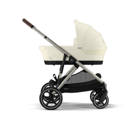Коляска 2 в 1 Cybex Gazelle S 2025 цвет Seashell Beige шасси Taupe
