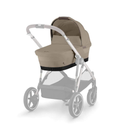 Коляска 2 в 1 Cybex Gazelle S 2025 цвет Almond Beige шасси Taupe