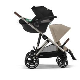 Прогулочная коляска Cybex Gazelle S 2025 Almond Beige шасси Taupe