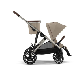 Прогулочная коляска Cybex Gazelle S 2025 Almond Beige шасси Taupe