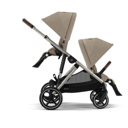 Прогулочная коляска Cybex Gazelle S 2025 Almond Beige шасси Taupe