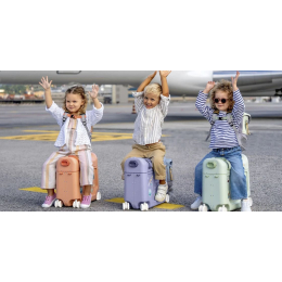 Чемодан с рюкзаком Stokke JetKids 2025 цвет Arctic Blue (Арктическая Синева)