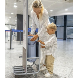 Чемодан с рюкзаком Stokke JetKids 2025 цвет Arctic Blue (Арктическая Синева)