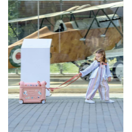 Чемодан с рюкзаком Stokke JetKids 2025 цвет Coral Pink (Кораллово-Розовый)