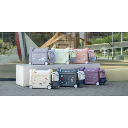 Чемодан Stokke JetKids 2025 цвет Bundle (темно-серый)
