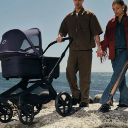 Коляска 2 в 1 Bugaboo Fox 5 Renew цвет Deep indigo шасси Black