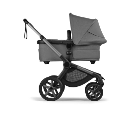 Коляска 2 в 1 Bugaboo Fox 5 Renew цвет Moon grey шасси Graphite
