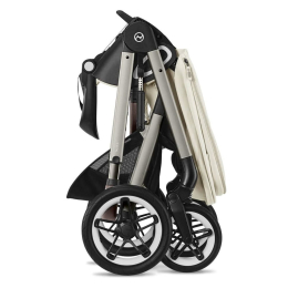 Коляска 3 в 1 Cybex Talos S Lux 2025 цвет Seashell Beige + Автокресло Cloud T Plus цвет Sepia Black