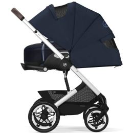Коляска 3 в 1 Cybex Talos S Lux 2025 цвет Ocean Blue + Автокресло Cloud G Plus цвет Ocean Blue