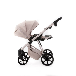 Коляска 2 в 1 Adamex Delta Nature DN-2-ROSE (Розовая ткань-розовая рама)