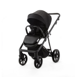 Коляска 2 в 1 Adamex Delta DN-11-CARBON (Черная ткань-черная рама)