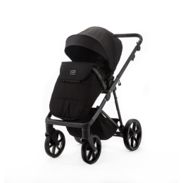 Коляска 3 в 1 Adamex Delta DN-11 Carbon (Черный цвет-черная рама)