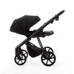Коляска 3 в 1 Adamex Delta DN-11 Carbon (Черный цвет-черная рама)