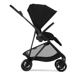Прогулочная коляска Cybex Melio Carbon 2025 цвет Magic Black (Черный) с дождевиком