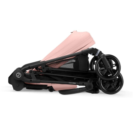 Прогулочная коляска Cybex Melio Carbon 2025 цвет Candy Pink (Розовый) с дождевиком