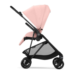 Прогулочная коляска Cybex Melio Carbon 2025 цвет Candy Pink (Розовый) с дождевиком