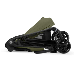 Прогулочная коляска Cybex Melio Carbon 2025 цвет Moss Green (Зеленый) + дождевик
