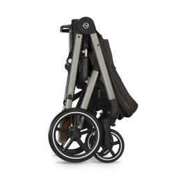 Коляска 3 в 1 Cybex Balios S Lux 2025 Chocolate Brown TPE + Автокресло Cloud G (цвет на выбор)