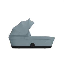 Коляска 2 в 1 Cybex Melio Carbon 2025 цвет Stormy Blue с дождевиком