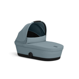Коляска 2 в 1 Cybex Melio Carbon 2025 цвет Stormy Blue с дождевиком