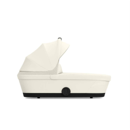Коляска 2 в 1 Cybex Melio Carbon 2025 цвет Canvas White с дождевиком