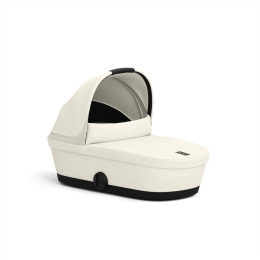 Коляска 2 в 1 Cybex Melio Carbon 2025 цвет Canvas White с дождевиком